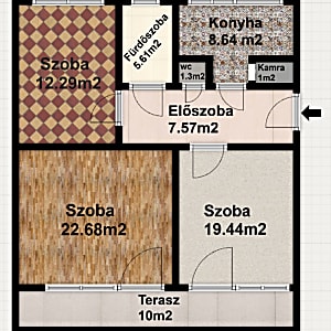 Diósdligeten tégla lakás garázzsal, saját kerttel #7