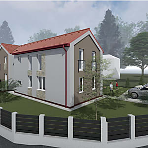 Budapest XXII. kerület Nagytétényben új építésű ikereház eladó #2