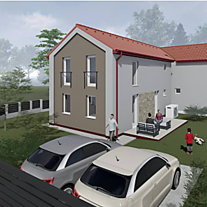 Budapest XXII. kerület Nagytétényben új építésű ikereház eladó #3