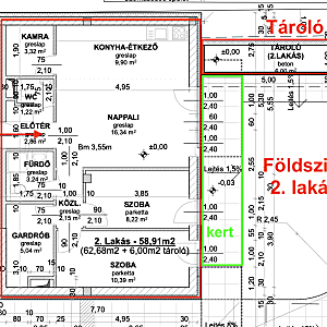 Érd központi részén új építésű földszinti lakás eladó #5