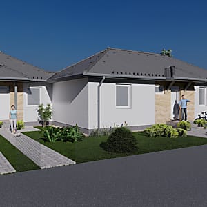 Velence új építésű városrészén ikerház eladó #4