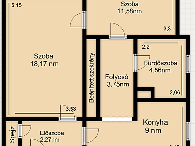 Két szobás, erkélyes lakás Diósd lakótelep #5