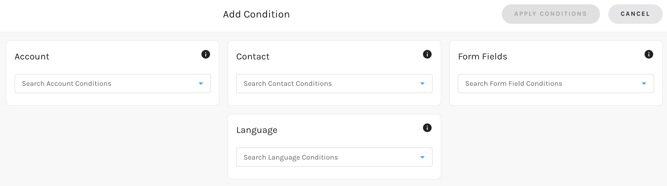 Conditions