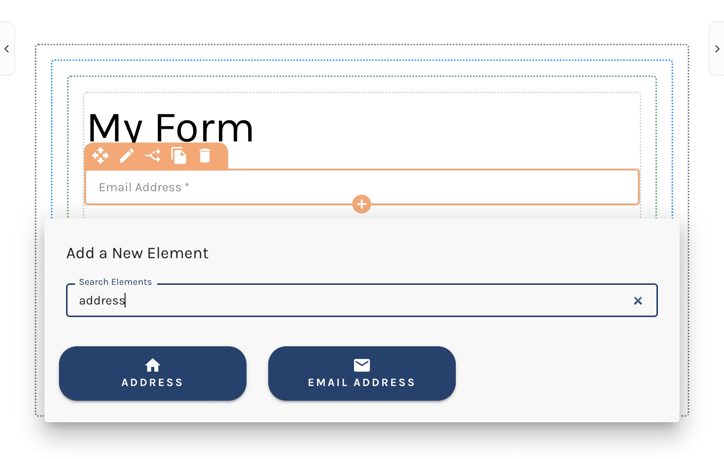 Add Address Element
