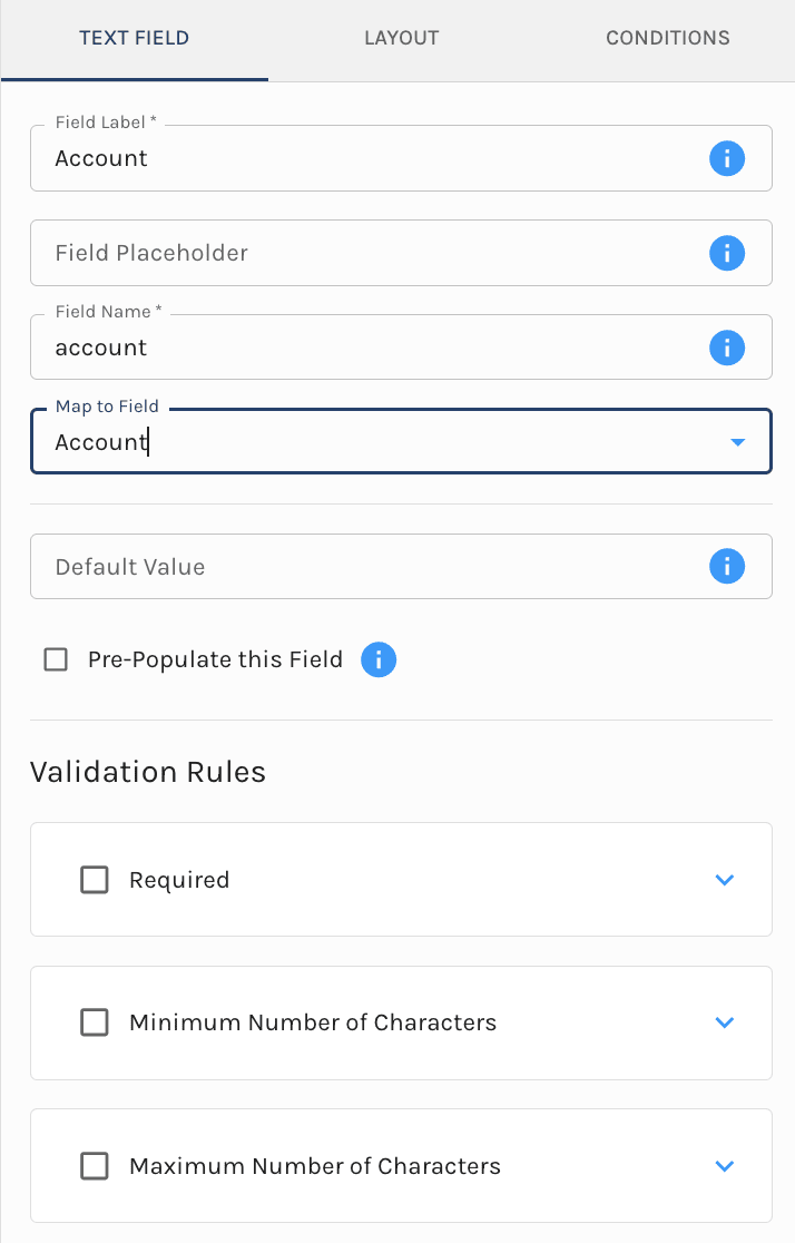 Company Name Element Settings