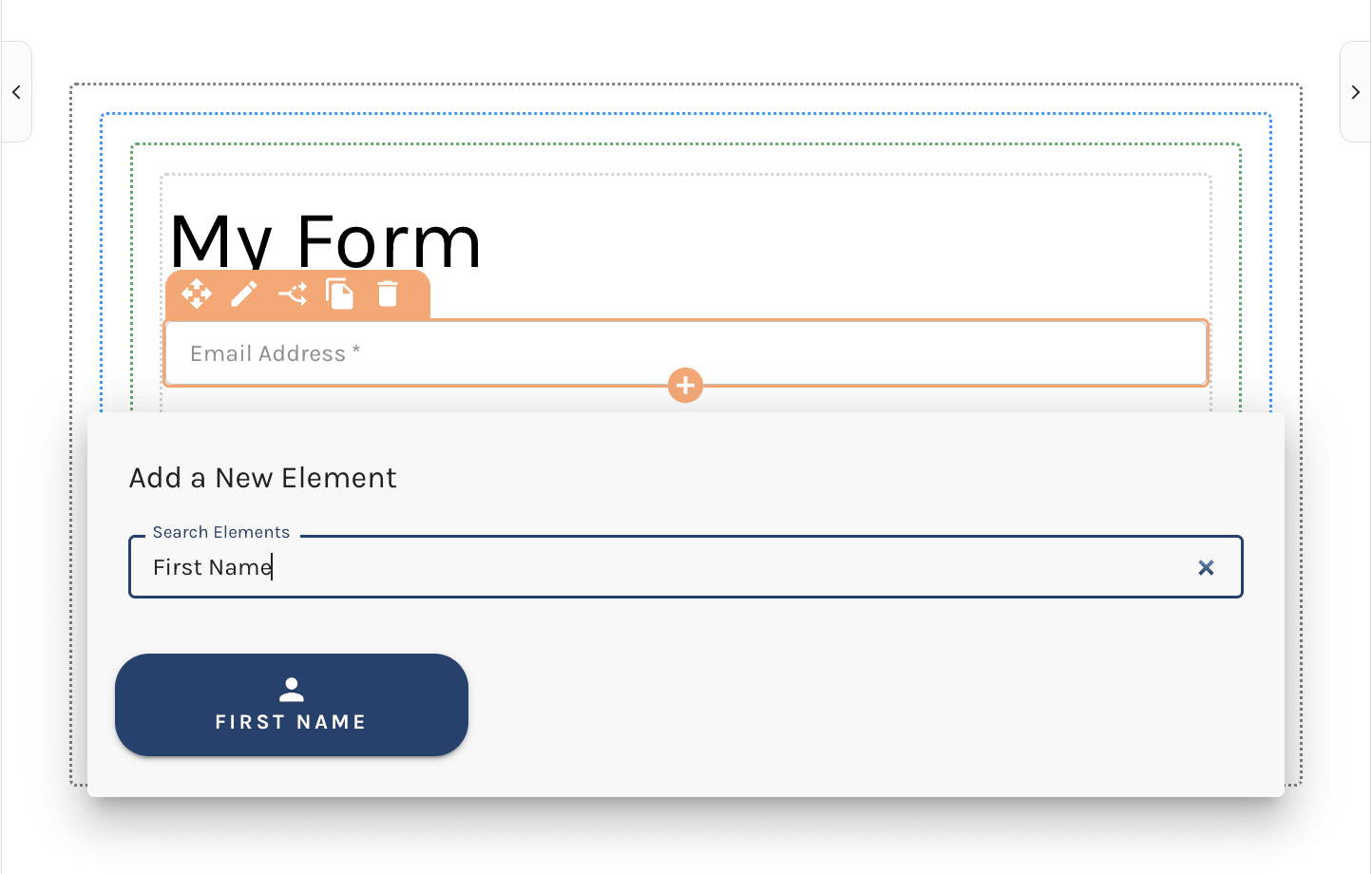 Add First Name Element