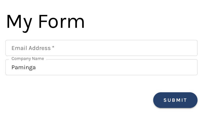 Add Company Name Element
