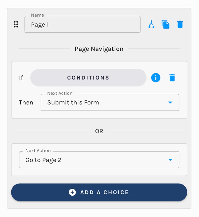 Conditional Navigation