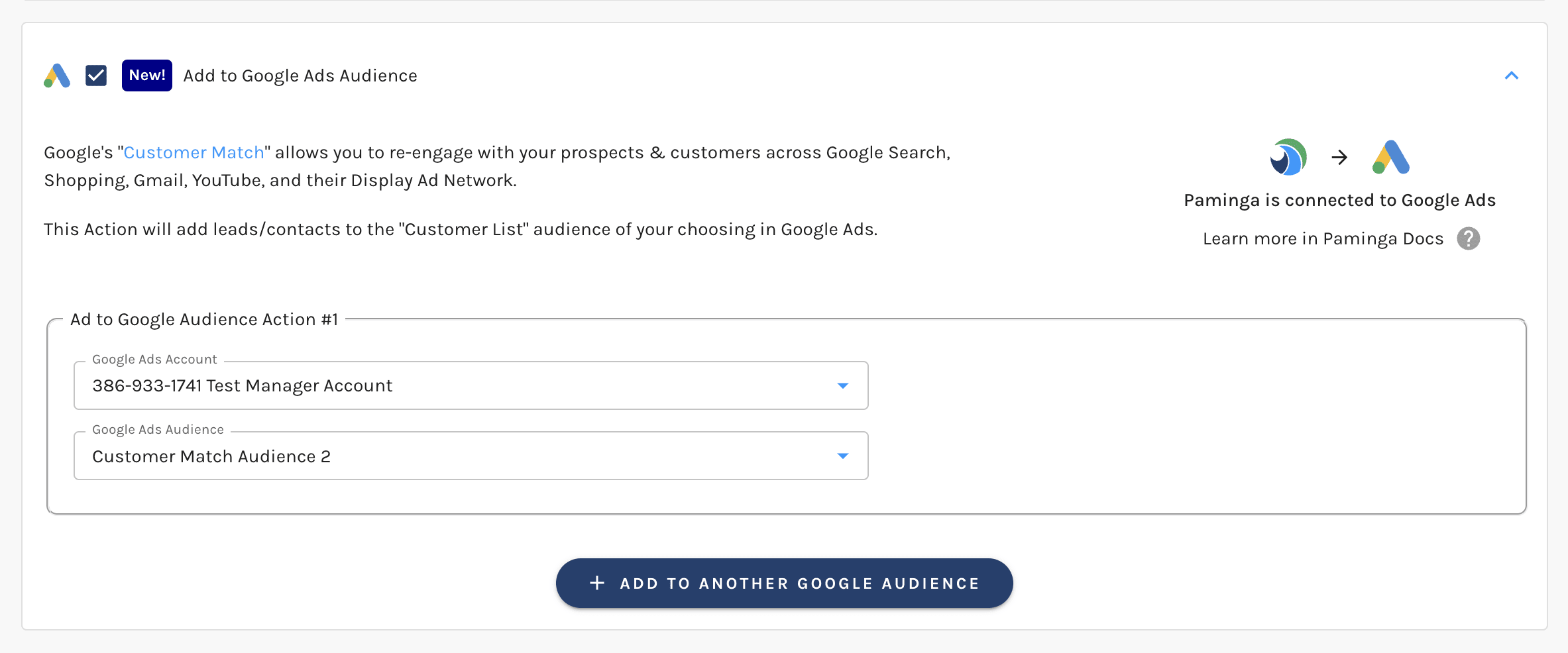 Add to Google Ads Audience