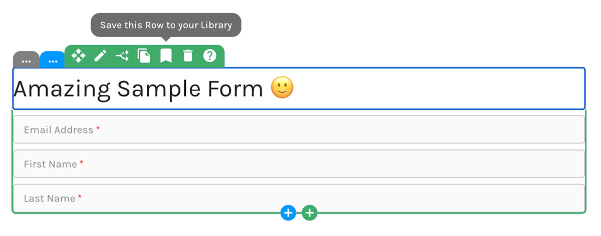 Save a Row to Your Library