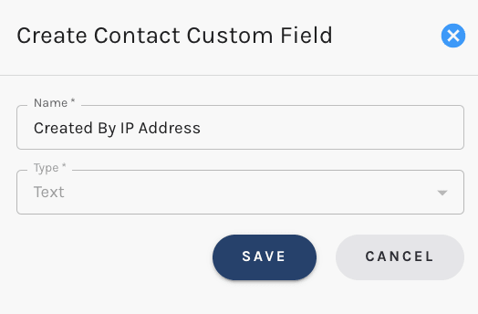 Create Custom Field