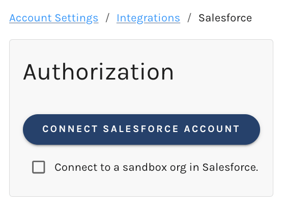 Salesforce oAuth