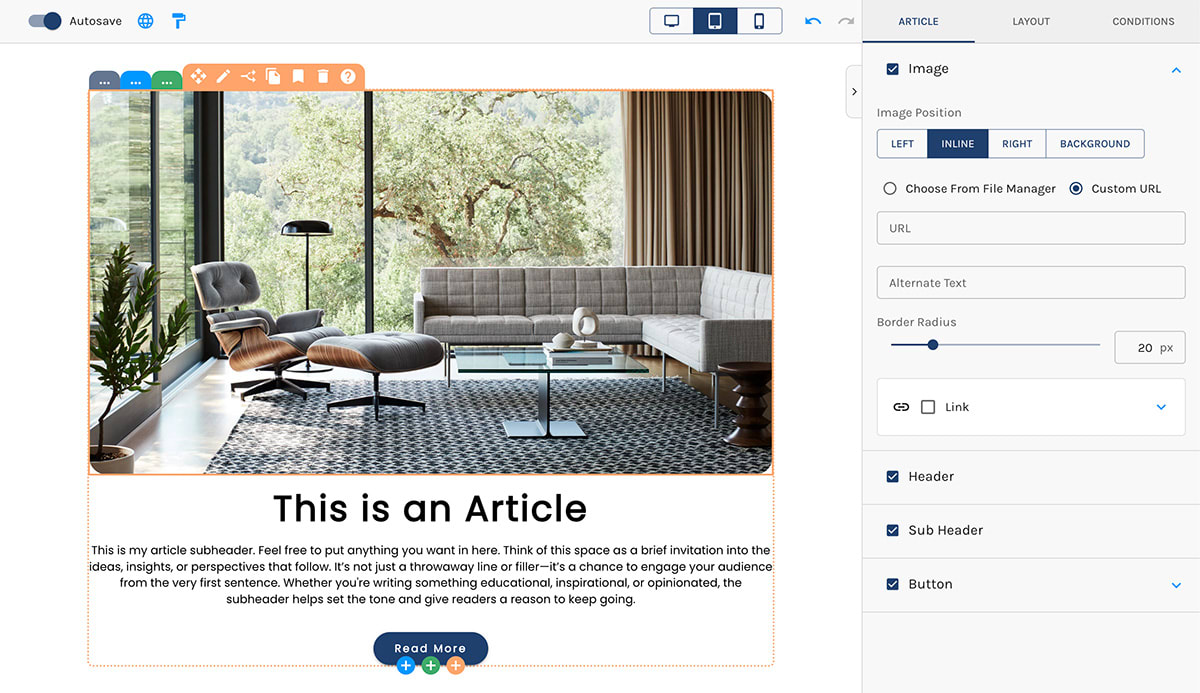 Article Composition