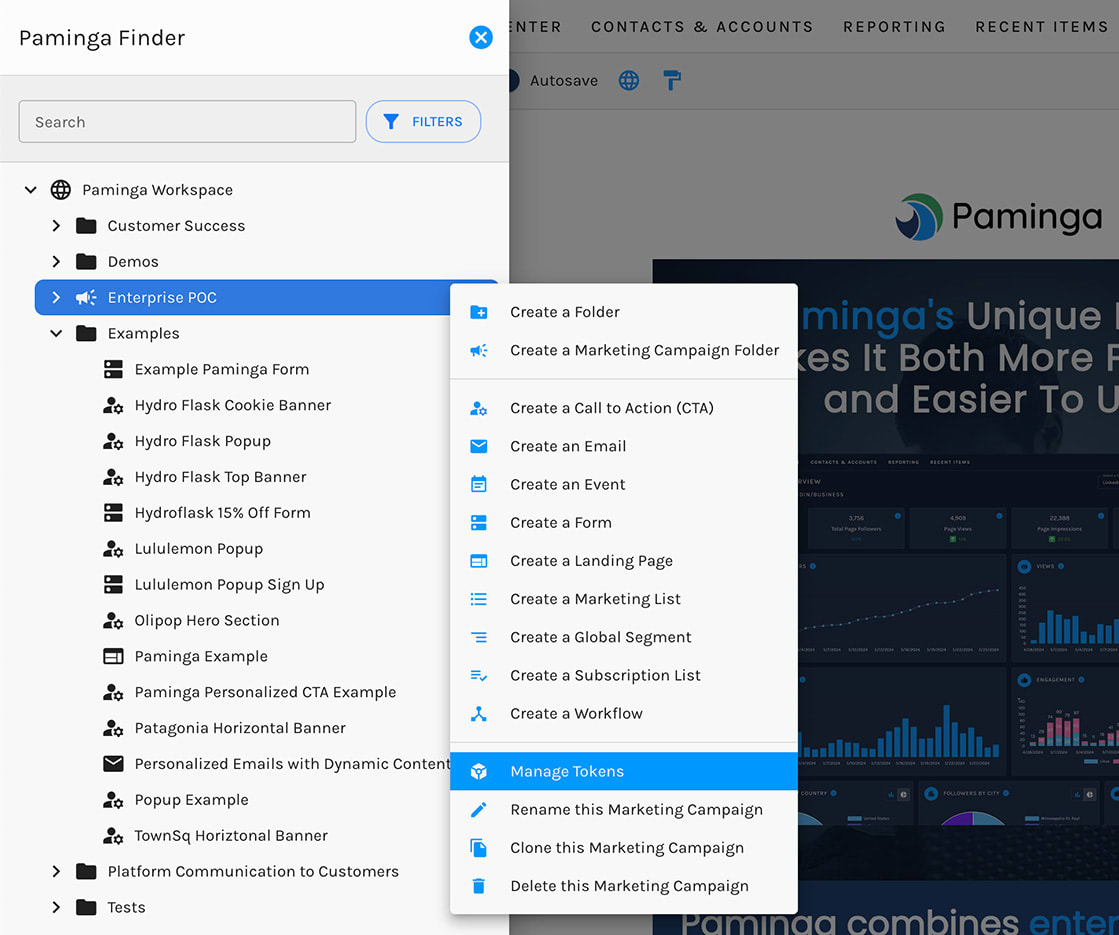 Paminga's Finder