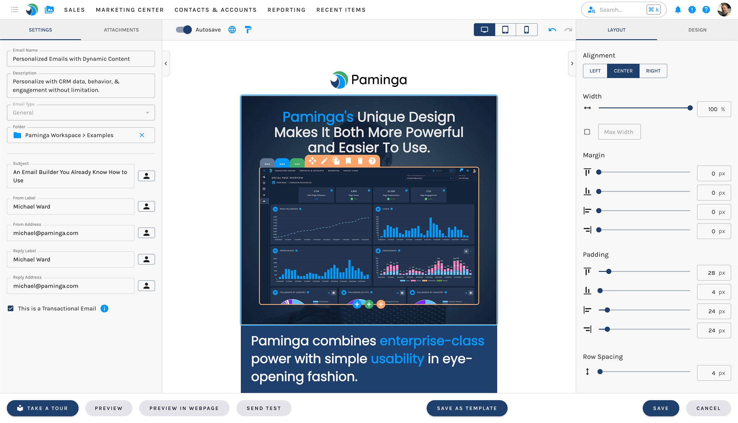 Drag and Drop Email Builder