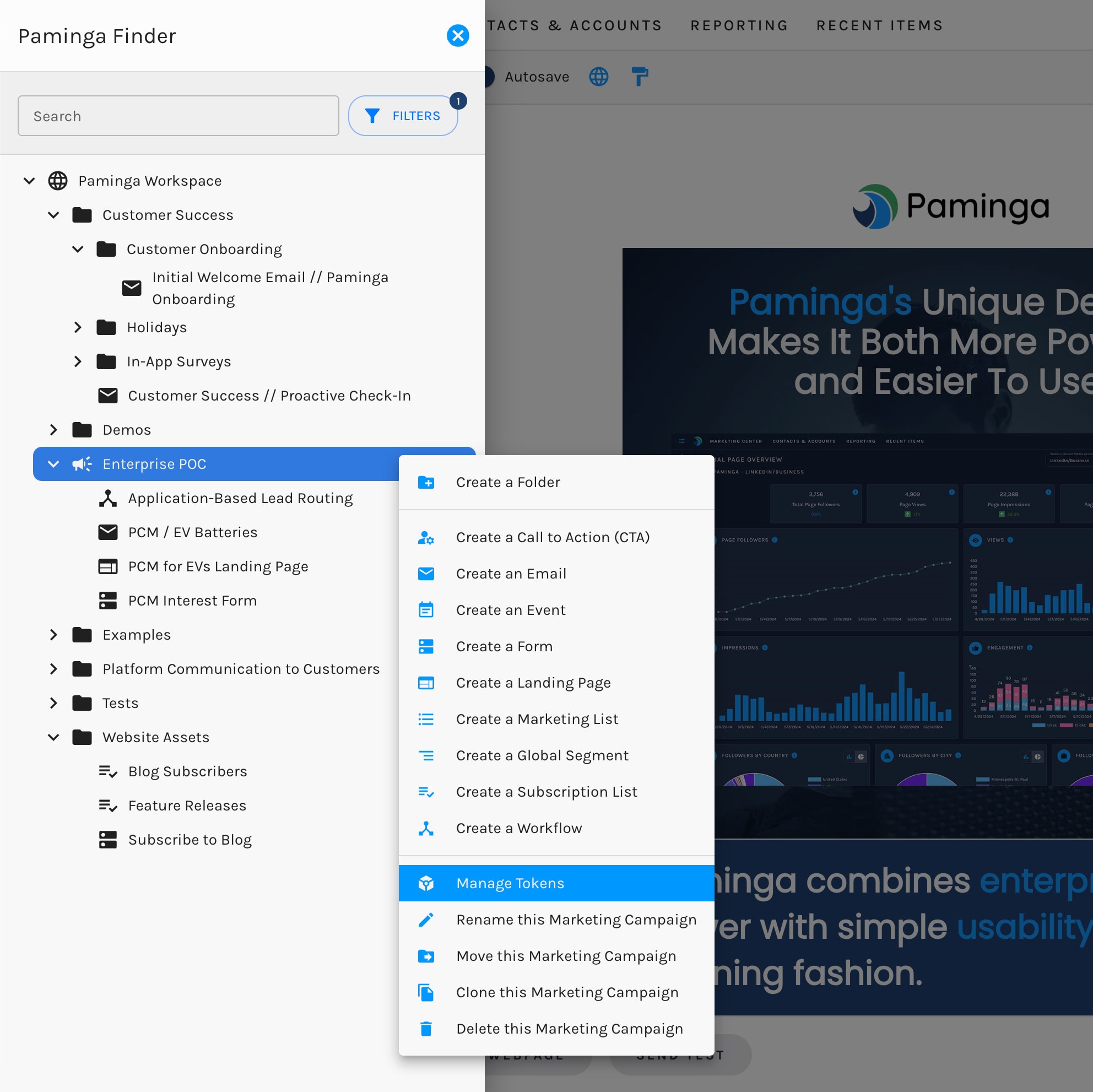 Paminga's Finder