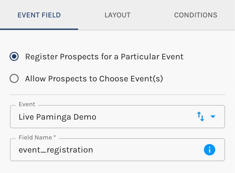 Register for a Particulr Event