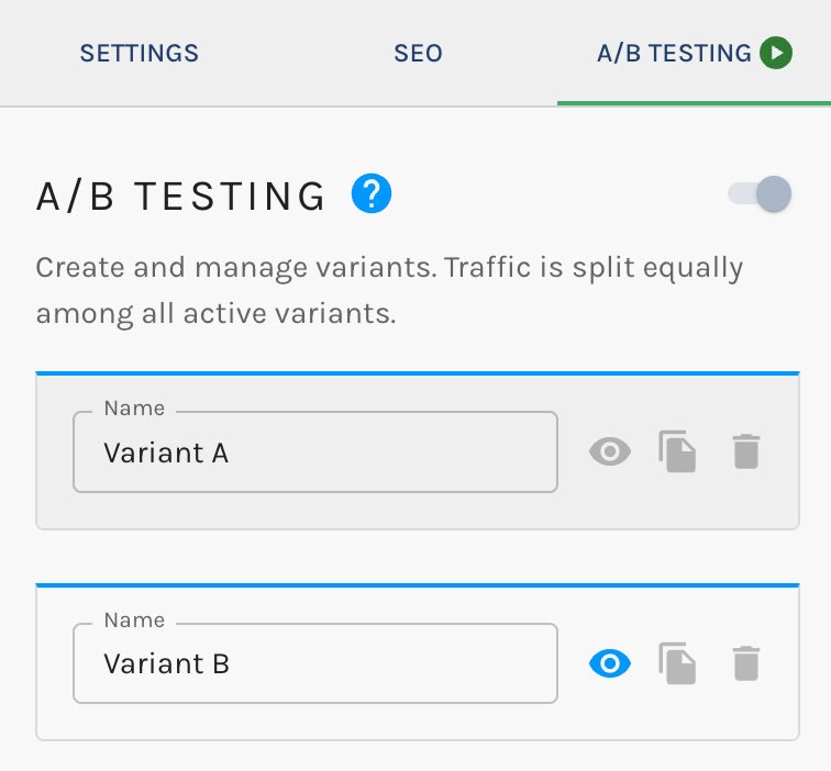 Paminga – A/B Testing Panel