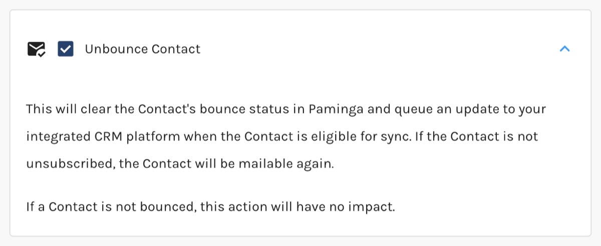 Unbounce Contact Action
