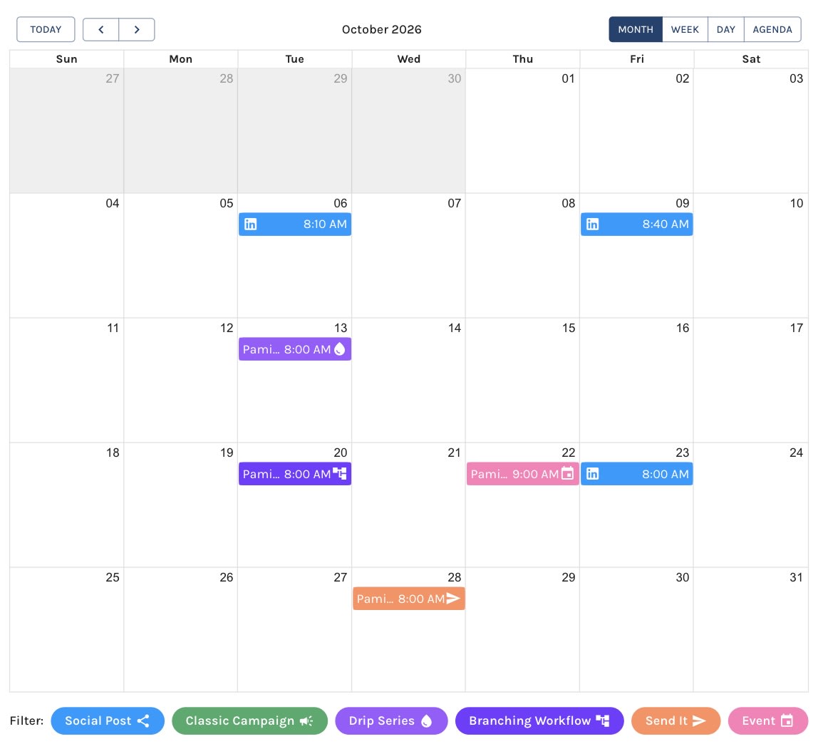 Paminga – Marketing Calendar