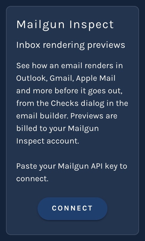 Paminga – Mailgun Inspect Integration