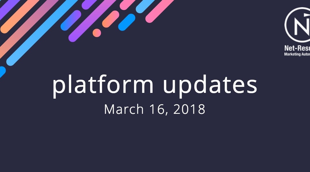 Platform Updates – March 16, 2018