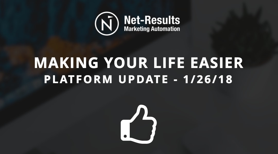 Platform Updates – January 26, 2018