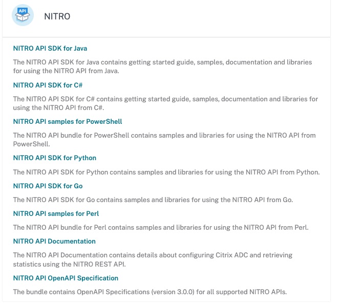 Download - Bibliotecas APIs - SDK
