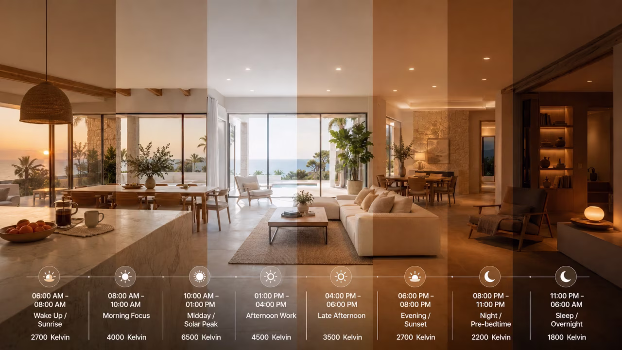 Circadian Lighting: Smart Home Automation That Works With Your Body.