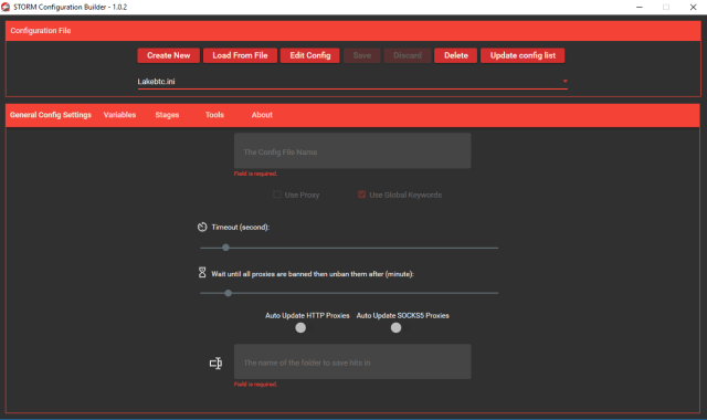 STORM Cracker GUI