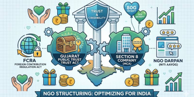 Choosing the Right NGO Structure in India: Charitable Trust vs. Section 8 Company Limited by Guarantee