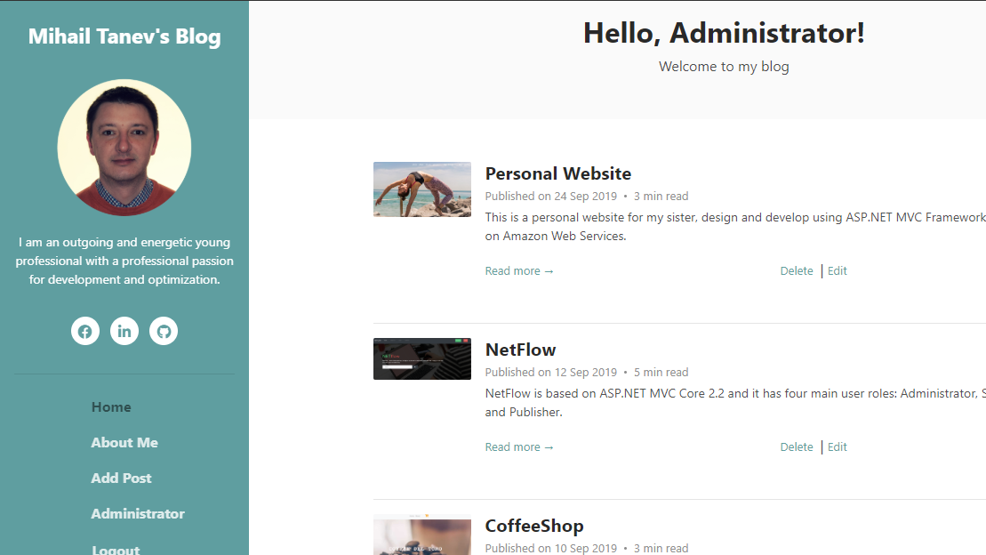 Blog System