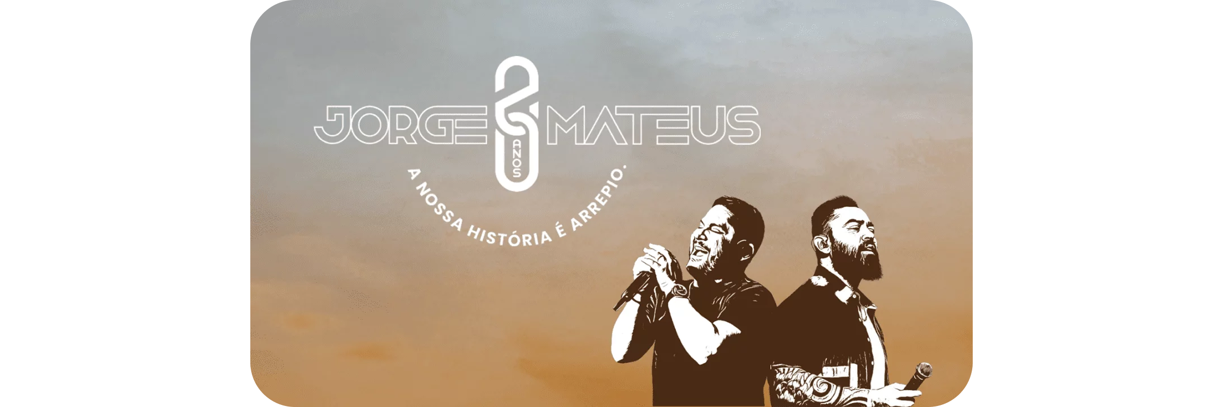 Logo JORGE E MATEUS 20 ANOS ES