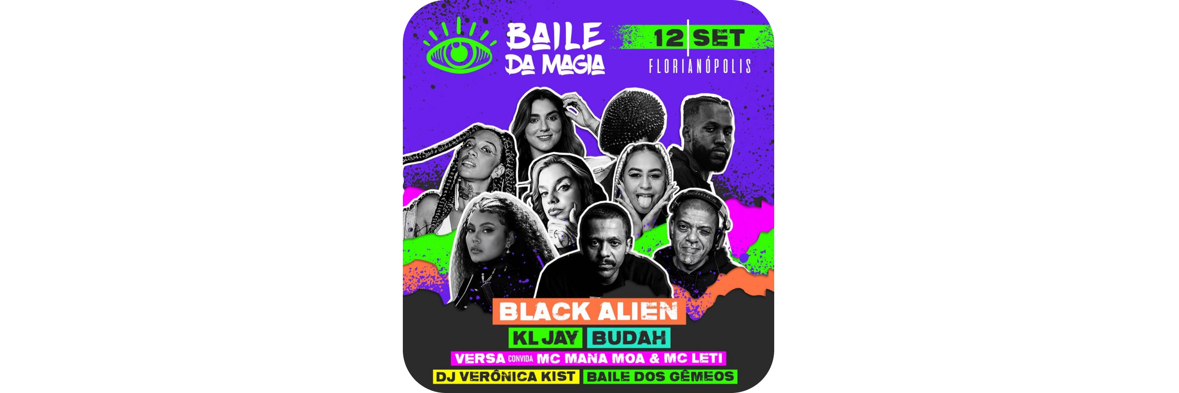 Logo BAILE DA MAGIA