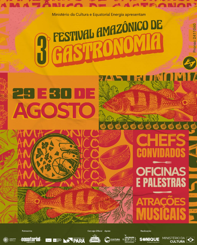 Logo FEST.  AMAZÔNICO GASTRONOMIA