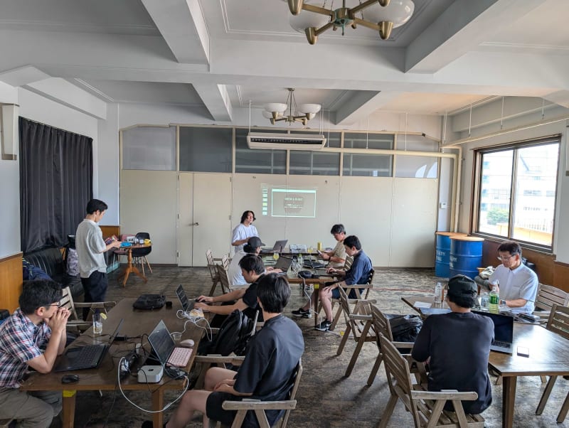 Brew & Build.真夏の開発イベント@クラフトビール醸造所の様子