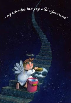 Julekort Ribe "Stjernene", 5 stk. Kort og konvolutter