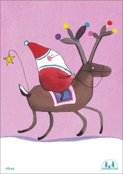 Julekort Pia Olsen 5 stk. Kort og konvolutter.