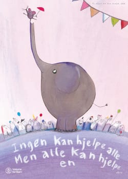 Alle kan hjelpe en, plakat 70x100 cm