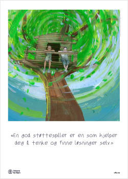 Støttespiller, plakat 50x70 cm