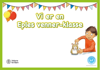 Plakat Eple venneklasse