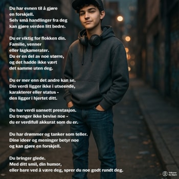 Plakat "Verdifull" - Gutt