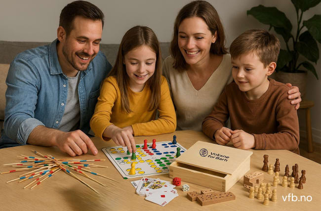 Familiespill: Samling brettspill