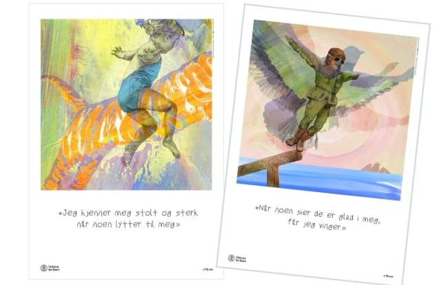 Plakatpakke "Glad i meg" og "Stolt og sterk"