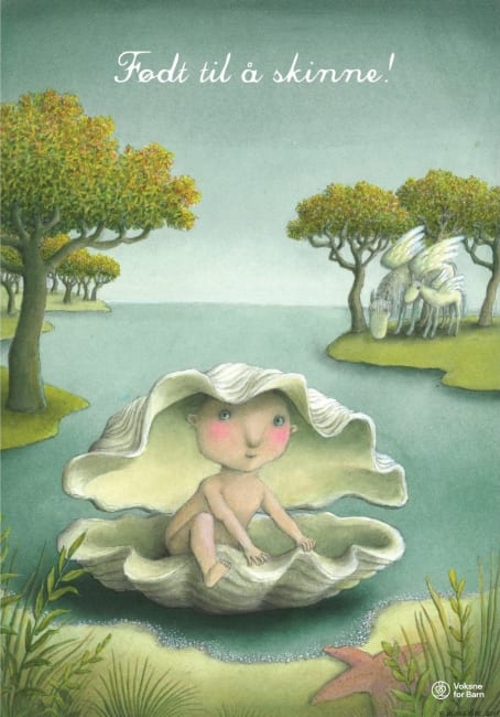 Født til å skinne, plakat 50x70 cm