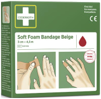 Bandasje Cederroth Soft Foam Bandage 3 cm x 4,5 m