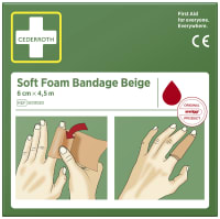 Bandasje Cederroth Soft Foam Bandage 6 cm x 4,5 m