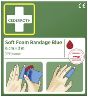 Bandasje Cederroth Soft Foam Bandage 6 cm x 2 m
