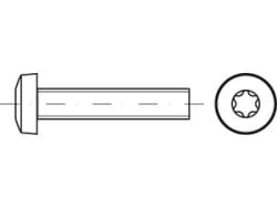 Maskinskrue, Torx, ISO 14583
