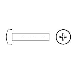 Maskinskrue, phillips, DIN 7985/ISO 7045